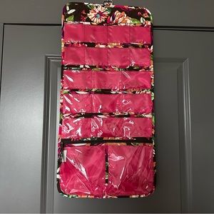 Vera Bradley hanging jewelry organizer